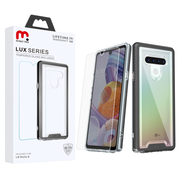 Picture of MyBat Pro Lux Series Case for LG Stylo 6 - Black
