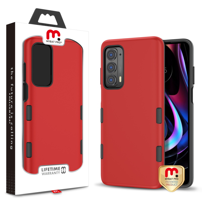 Picture of MyBat Pro Tuff Subs Series Case for Motorola Edge (2021) / Edge 5G UW - Red
