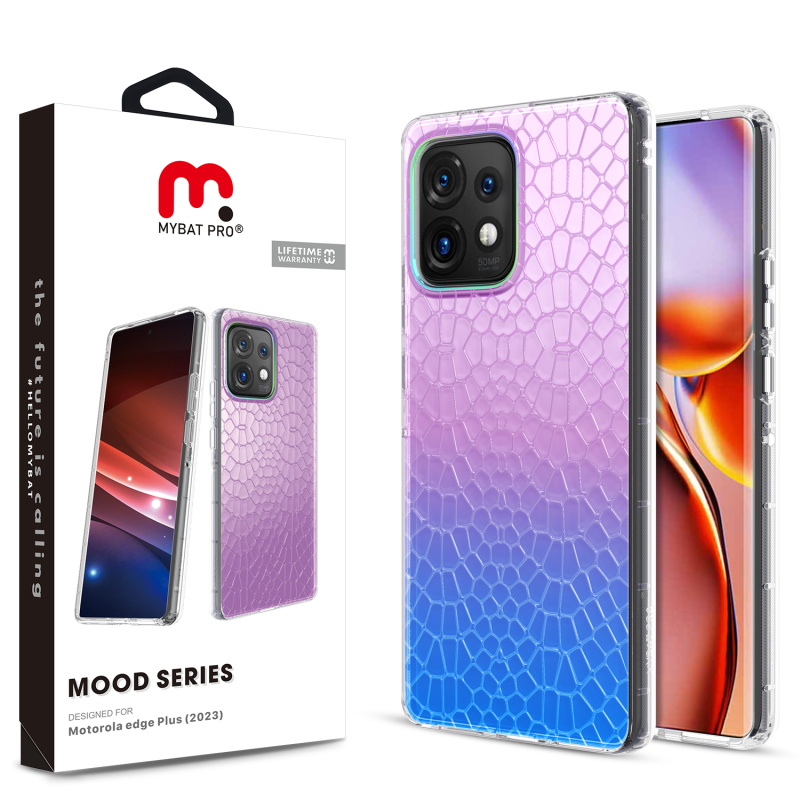 Picture of MyBat Pro Mood Series Case for Motorola edge Plus (2023) - Iridescent Snake