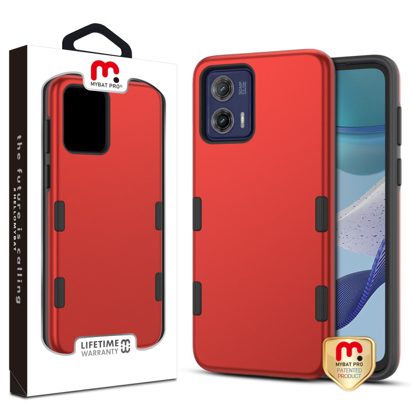Picture of MyBat Pro TUFF Subs Series Case for Motorola Moto G 5G (2023) - Red