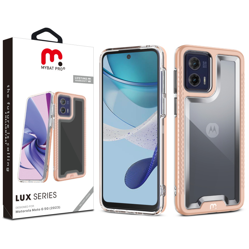 Picture of MyBat Pro Lux Series Case for Motorola Moto G 5G (2023) - Rose Gold