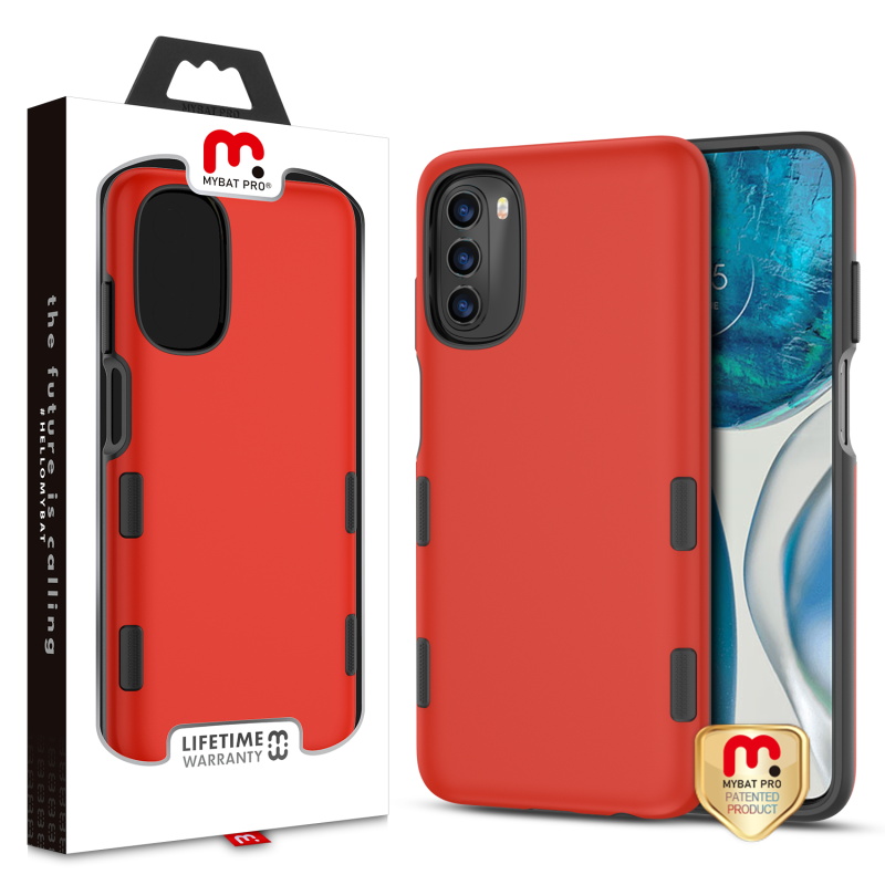 Picture of MyBat Pro Tuff Subs Series Case for Motorola Moto G 5G (2022) - Red