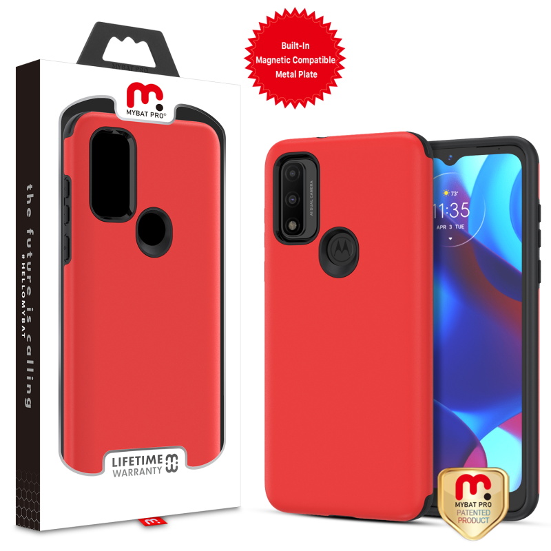 Picture of MyBat Pro Fuse Series Case for Motorola Moto G Pure - Red