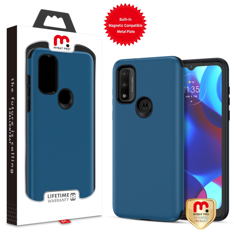 Picture of MyBat Pro Fuse Series Case for Motorola Moto G Pure - Ink Blue