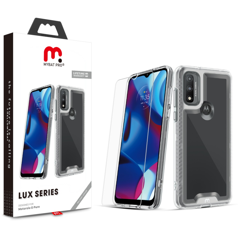 Picture of MyBat Pro Lux Series Case for Motorola Moto G Pure - Clear
