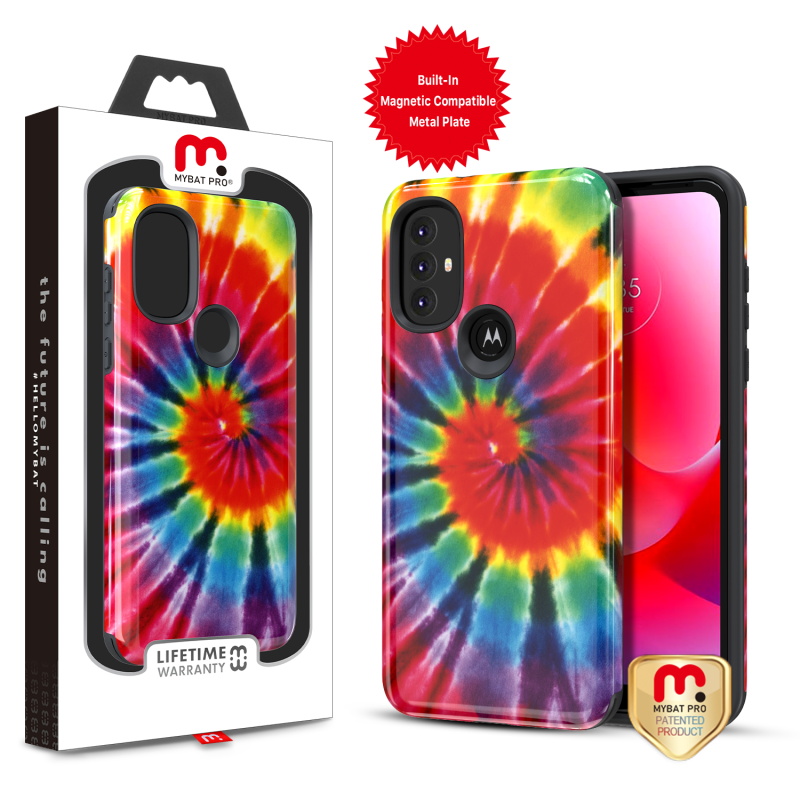 Picture of MyBat Pro Fuse Series Case for Motorola Moto G Power (2022) - Tie Dye Swirl