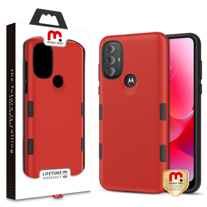 Picture of MyBat Pro Tuff Subs Series Case for Motorola Moto G Power (2022) - Red