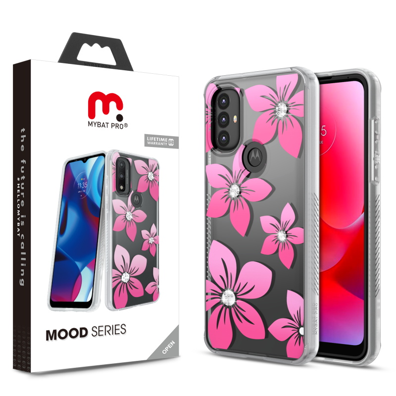 Picture of MyBat Pro Mood Diamond Series Case for Motorola Moto G Power (2022) - Blossoms