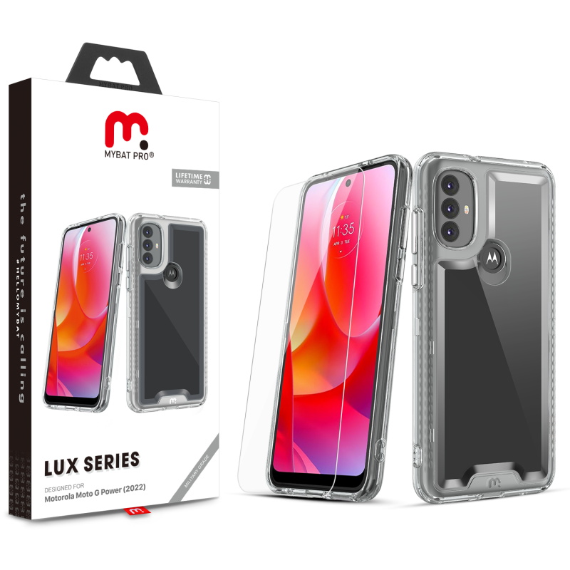 Picture of MyBat Pro Lux Series Case for Motorola Moto G Power (2022) - Clear