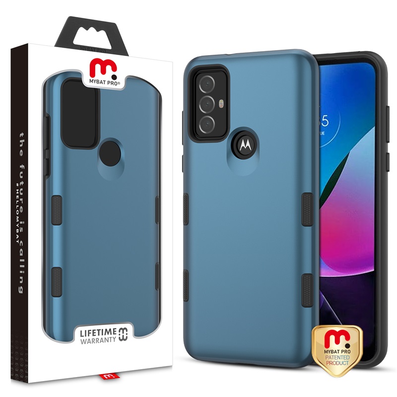 Picture of MyBat Pro TUFF Subs Series Case for Motorola Moto G Play (2023) - Blue