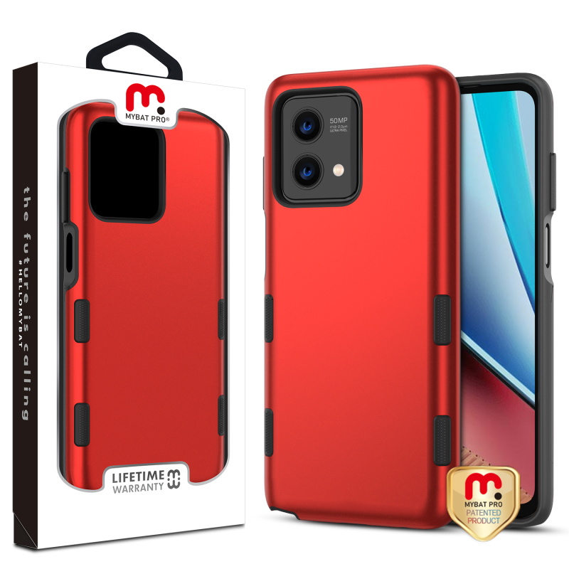 Picture of MyBat Pro TUFF Subs Series Case for Motorola Moto G Stylus 4G (2023) - Red