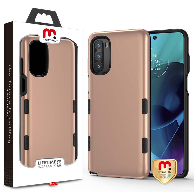 Picture of MyBat Pro Tuff Subs Series Case for Motorola Moto G Stylus 4G (2022) - Rose Gold