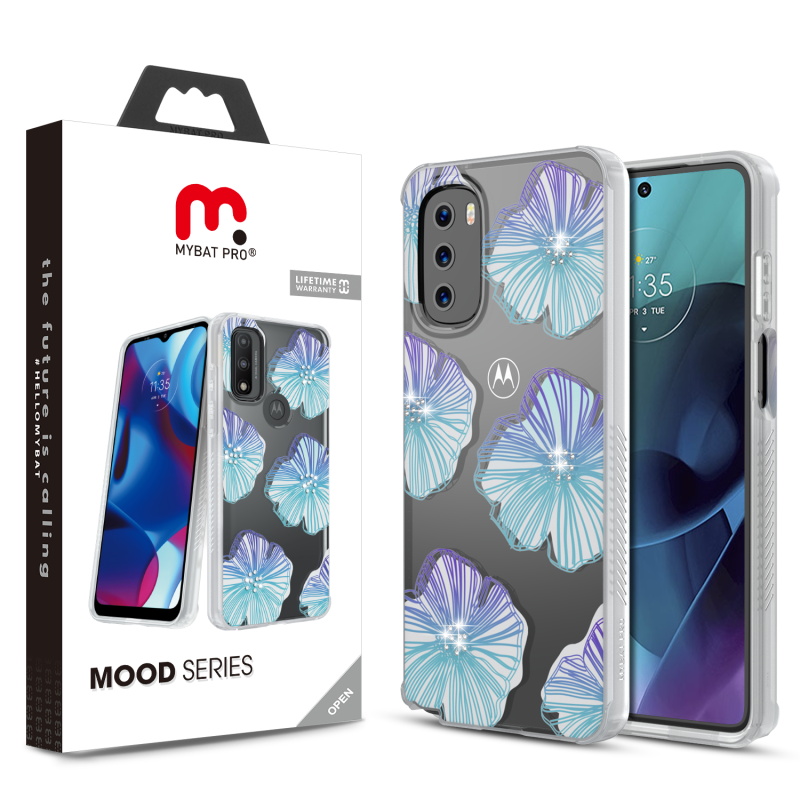 Picture of MyBat Pro Mood Diamond Series Case for Motorola Moto G Stylus 4G (2022) - Seashells