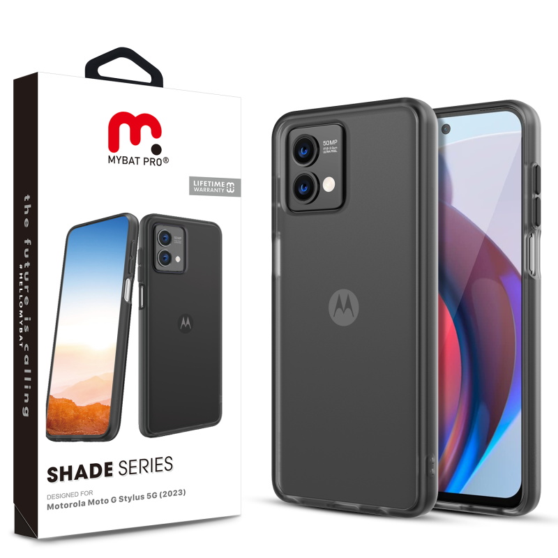 Picture of MyBat Pro Shade Series Case for Motorola Moto G Stylus 5G (2023) - Smoke