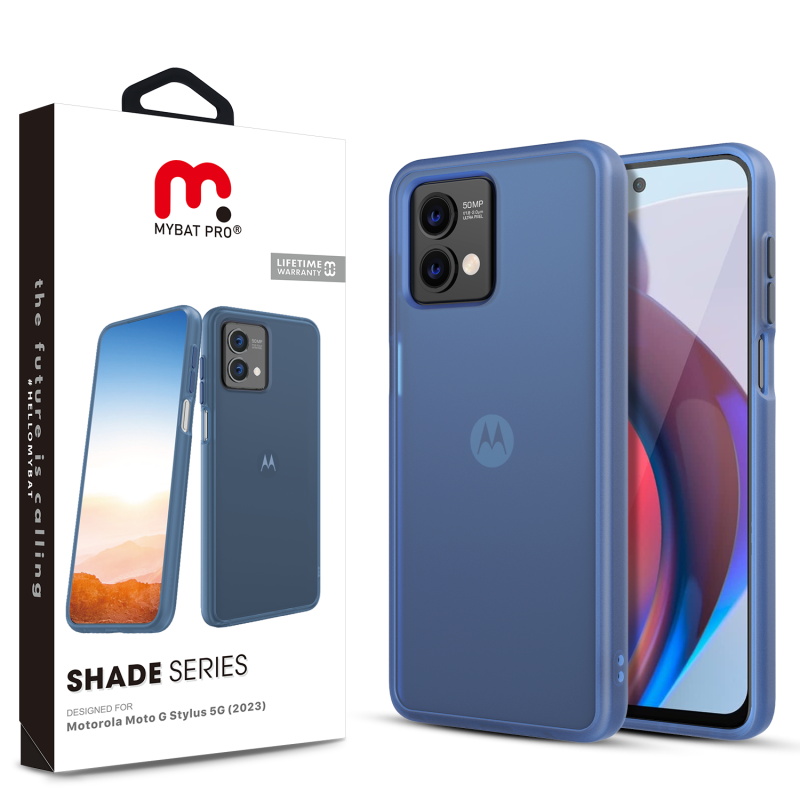 Picture of MyBat Pro Shade Series Case for Motorola Moto G Stylus 5G (2023) - Cobalt