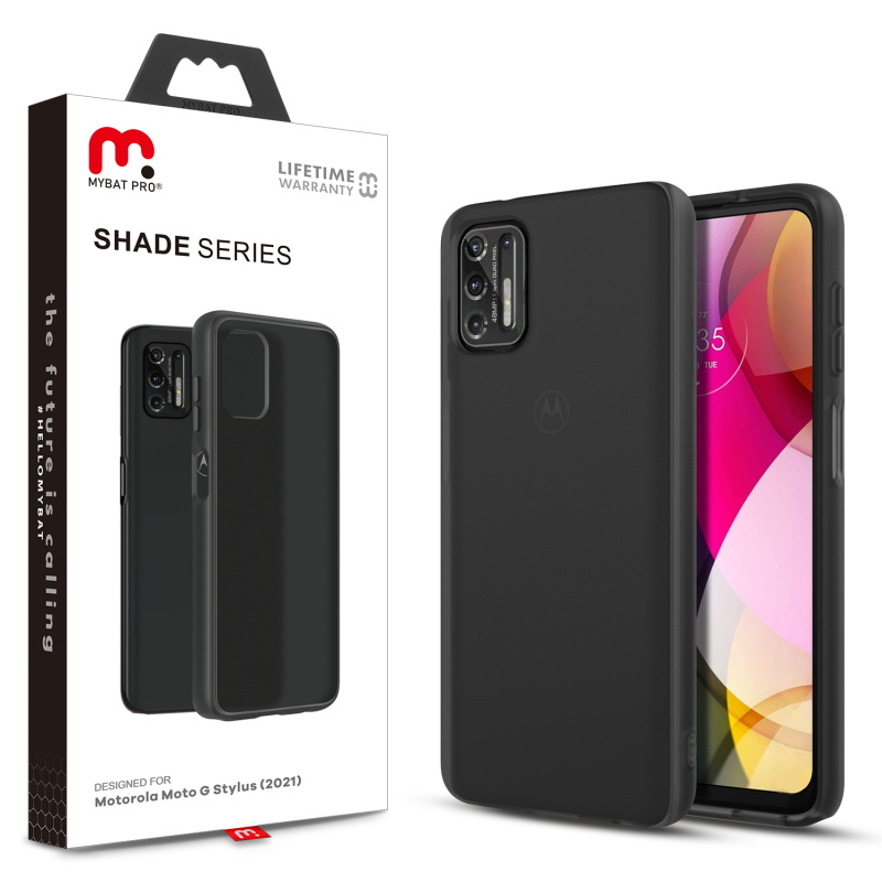 Picture of MyBat Pro Shade Series Case for Motorola Moto G Stylus (2021) - Smoke