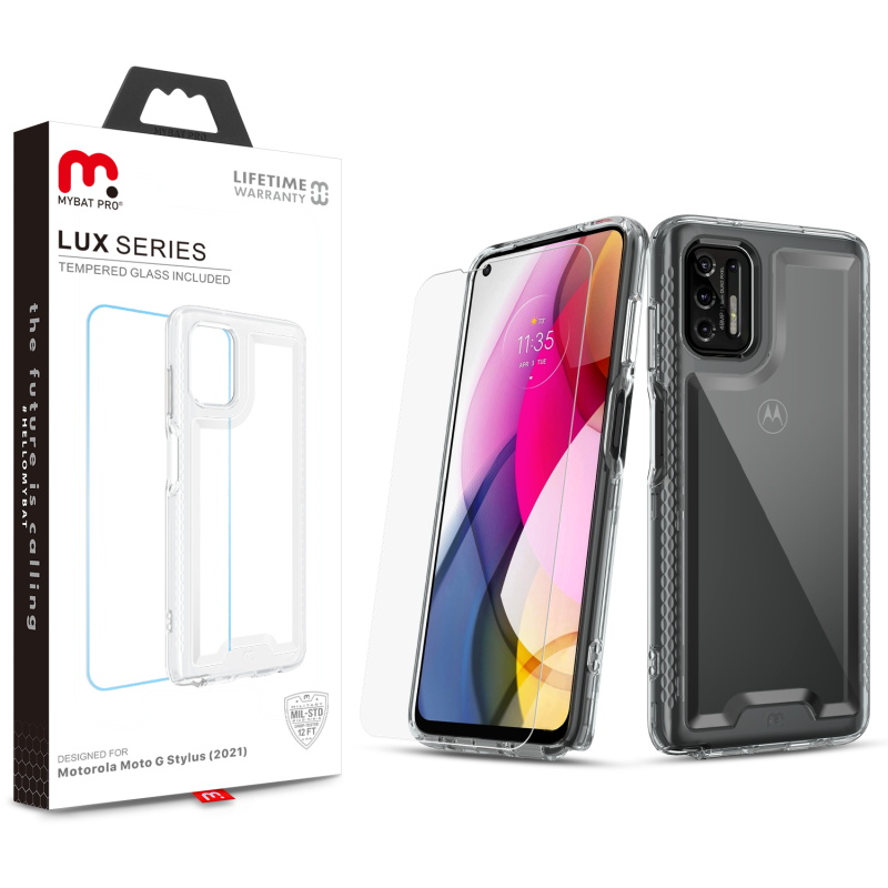 Picture of MyBat Pro Lux Series Case for Motorola Moto G Stylus (2021) - Clear