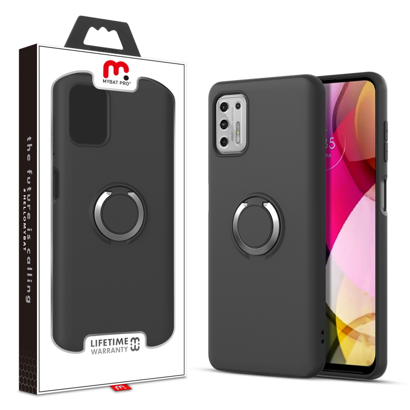 Picture of MyBat Pro Halo Series Case for Motorola Moto G Stylus (2021) - Black