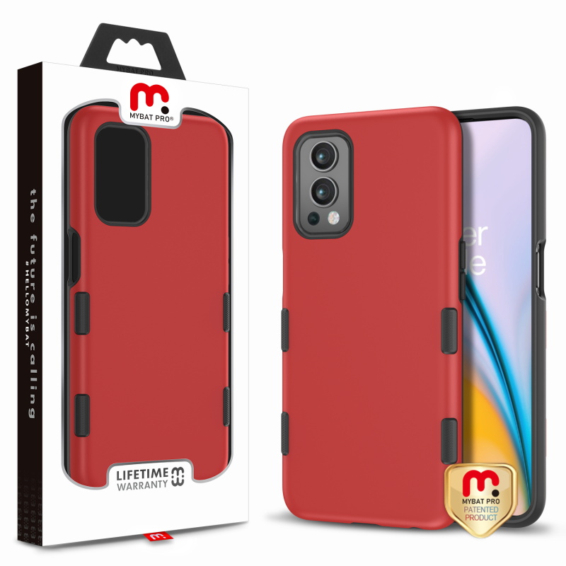 Picture of MyBat Pro Tuff Subs Series Case for OnePlus Nord 2 5G - Red