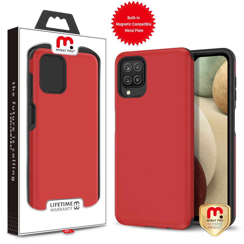 Picture of MyBat Pro Fuse Series Case for Samsung Galaxy A12 5G - Red