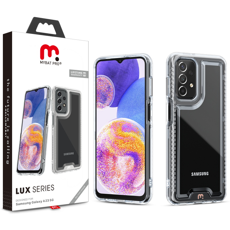 Picture of MyBat Pro Lux Series Case with Tempered Glass for Samsung Galaxy A23 5G - Clear