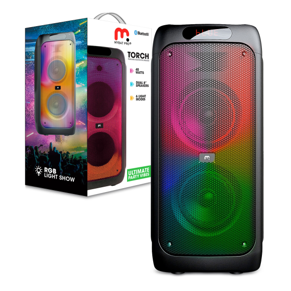 Picture of MyBat Pro Torch LED Bluetooth Speaker - Black