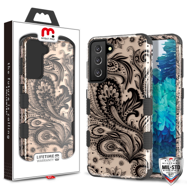 Picture of MyBat Pro Tuff Series Case for Samsung Galaxy S21 Plus - Phoenix Flower