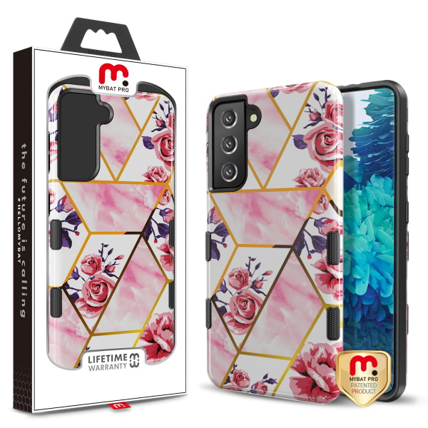 Picture of MyBat Pro Tuff Subs Series Case for Samsung Galaxy S21 Plus - Rose Marble