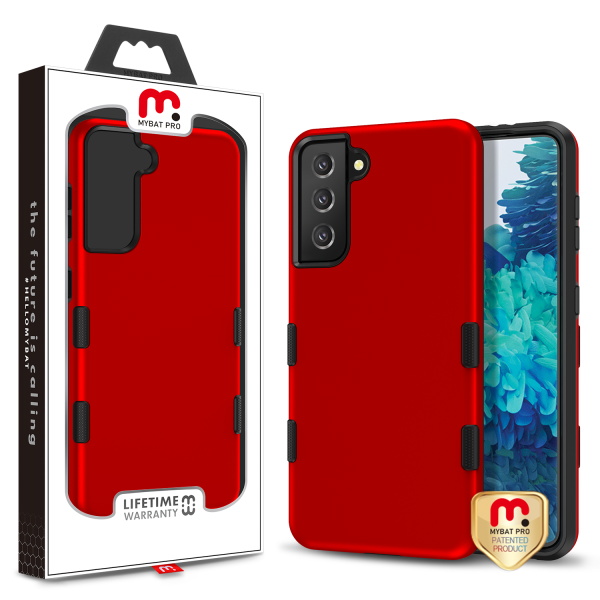 Picture of MyBat Pro Tuff Subs Series Case for Samsung Galaxy S21 Plus - Red