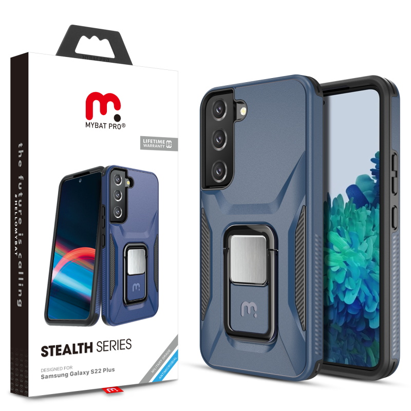 Picture of MyBat Pro Stealth Series Case for Samsung Galaxy S22 Plus - Blue