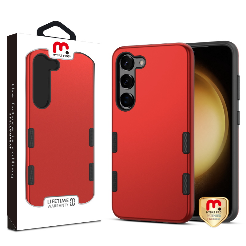 Picture of MyBat Pro TUFF Subs Series Case for Samsung Galaxy S23 Fan Edition - Red