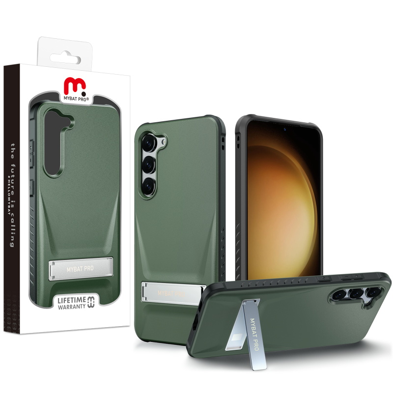 Picture of MyBat Pro Beyonder Series Case with Kickstand for Samsung Galaxy S23 Plus - Blackish Green