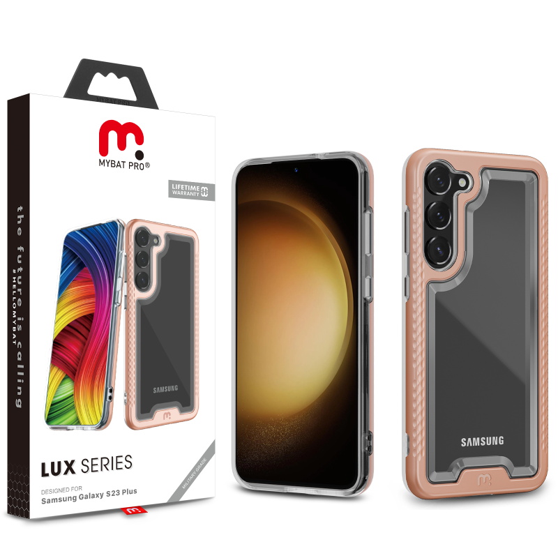 Picture of MyBat Pro Lux Series Case for Samsung Galaxy S23 Plus - Rose Gold