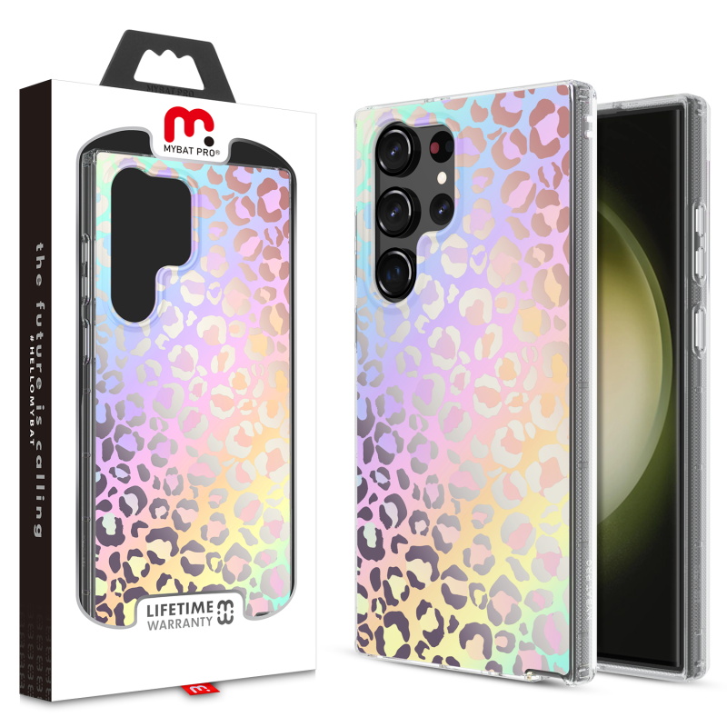 Picture of MyBat Pro Mood Series Case for Samsung Galaxy S23 Ultra - Holographic Leopard