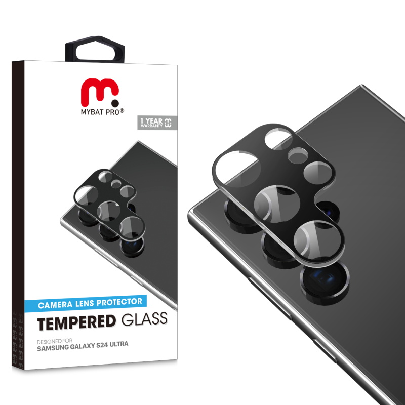 Picture of MyBat Pro Tempered Glass Lens Protector (2.5D) for Samsung Galaxy S24 Ultra - Clear