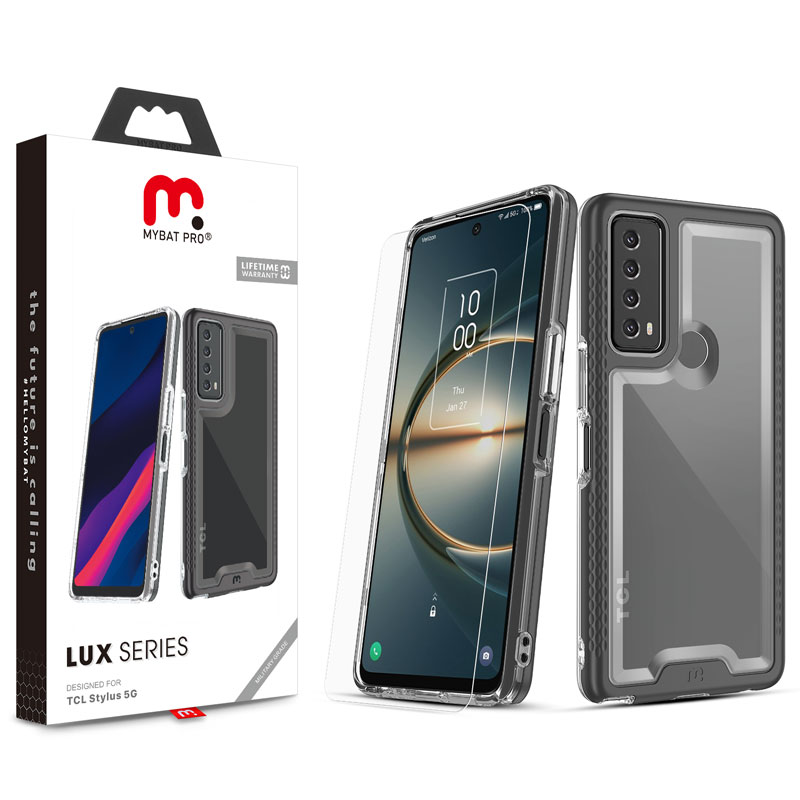 Picture of MyBat Pro Lux Series Case for TCL Stylus 5G - Black