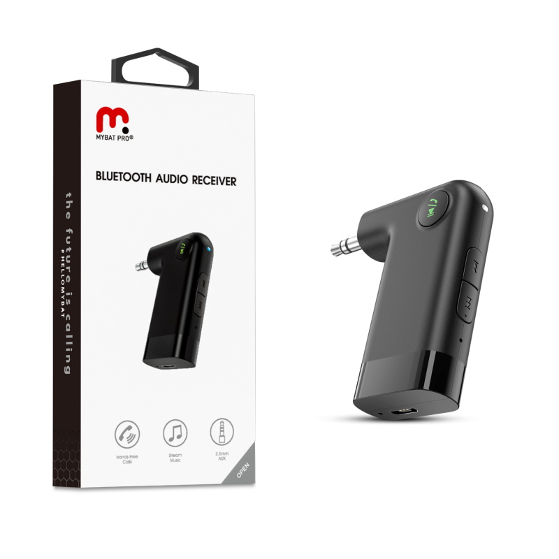 Picture of MyBat Pro Car Aux Bluetooth Receiver - Black