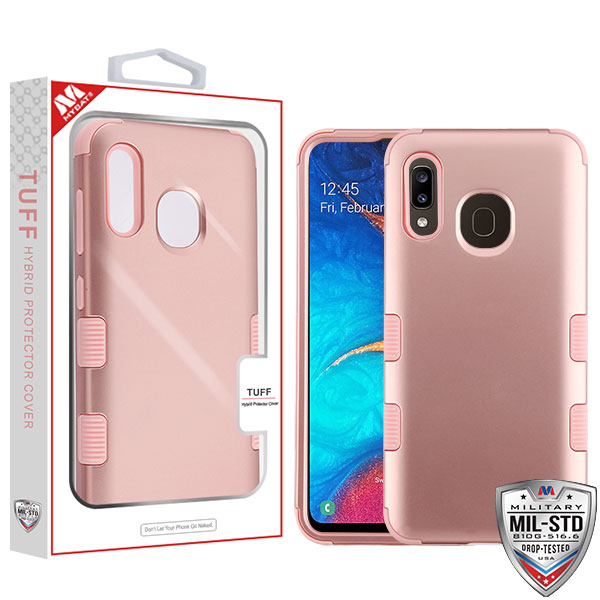 Picture of MyBat TUFF Series Case for Samsung Galaxy A20 - Rose Gold