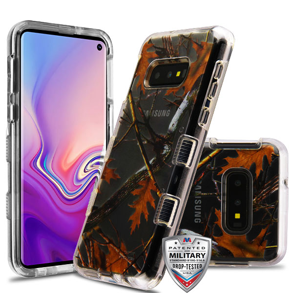 Picture of MyBat TUFF Lucid Series Case for Samsung Galaxy S10E - Transparent Clear / Oak
