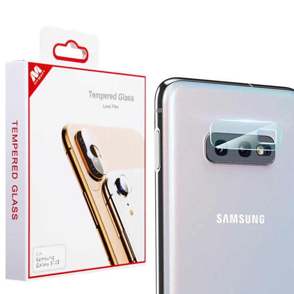 Picture of MyBat Tempered Glass Lens Protector (2.5D) for Samsung Galaxy S10E - Clear