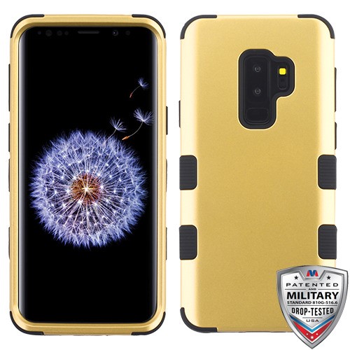 Picture of MyBat TUFF Series Case for Samsung Galaxy S9 Plus - Gold / Black