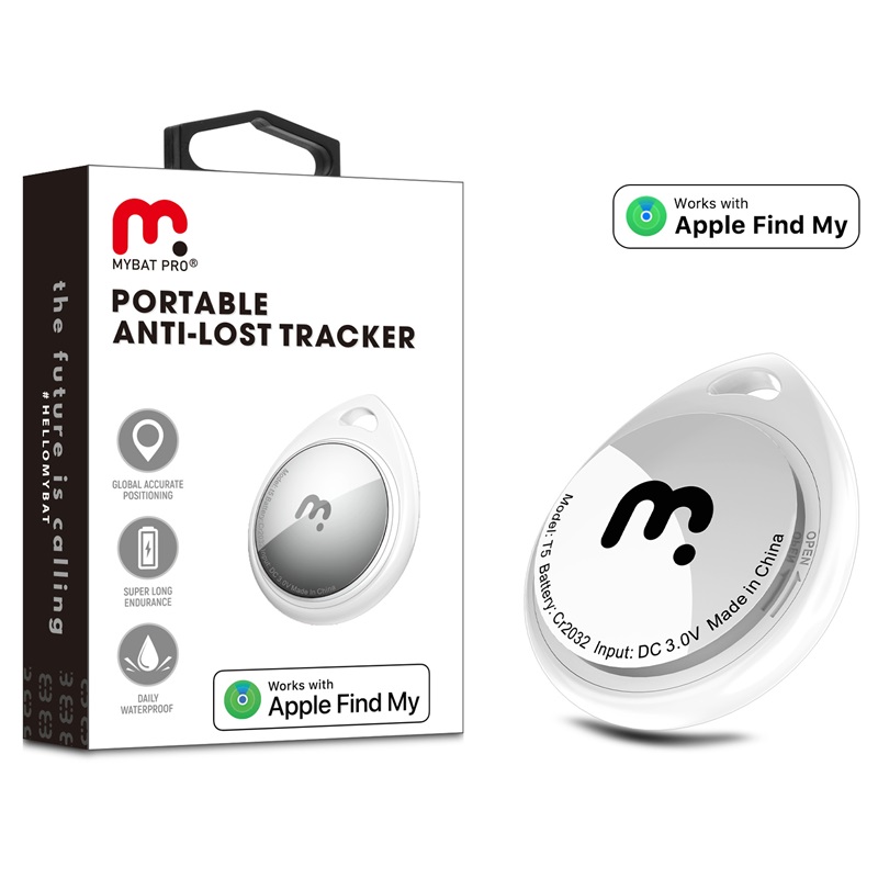 Picture of MyBat Pro Tracker for Apple Find My - White